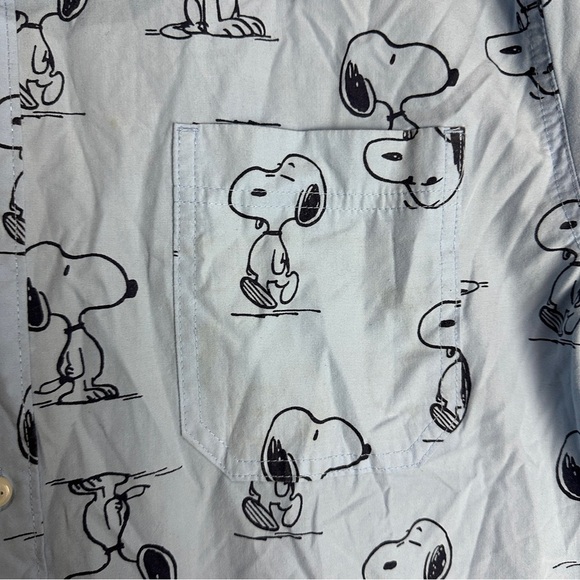 Peanuts Vintage Button Up Shirt Size XXL - Picture 3 of 6